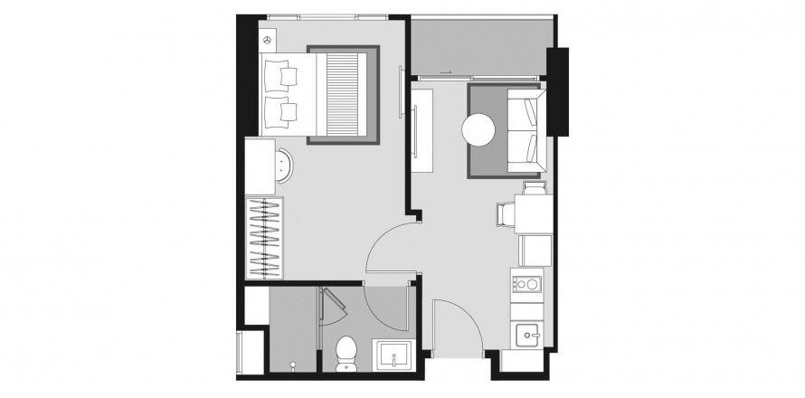 Whizdom Avenue Ratchada - Ladprao à Chatuchak, Bangkok, Thaïlande № 134185 - photo 1