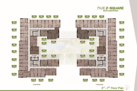 Кондоминиум с 2 спальнями в Бангкоке, Таиланд № 170187 - фото 11