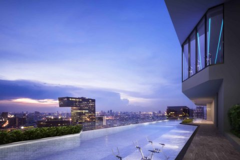 Кондоминиум с 1 спальней в Бангкоке, Таиланд № 170188 - фото 13