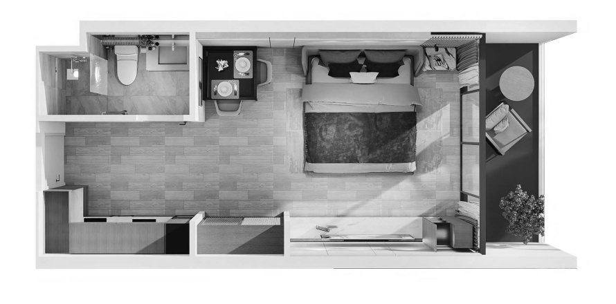 Hors-plan Wallaya Residence Nai Harn à Phuket, Thaïlande № 161055 - photo 1