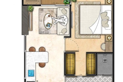 Condo in Pattaya, Thailand, 1 bedroom  № 203593 - photo 17