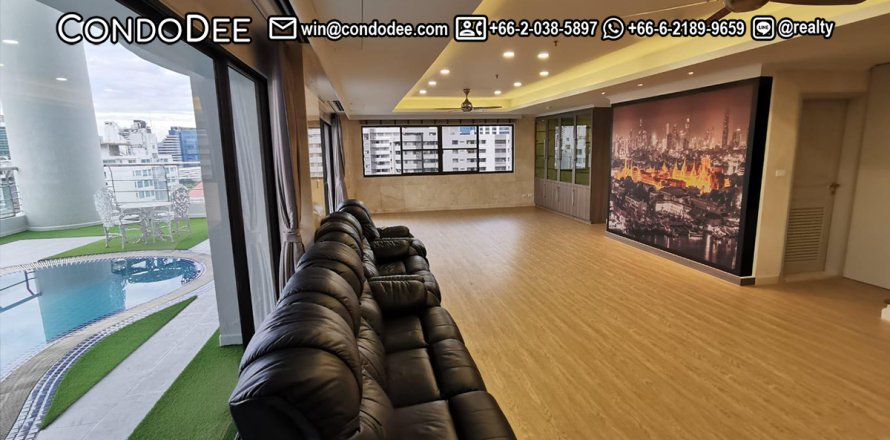 Condo à Khlong Toei, Bangkok, Thaïlande, 3 chambres № 200862