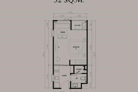 Studio in Bang Tao, Thailand № 166286 - photo 12