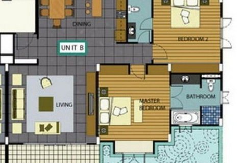 Condo à Cha-am, Thaïlande, 2 chambres № 156728 - photo 18