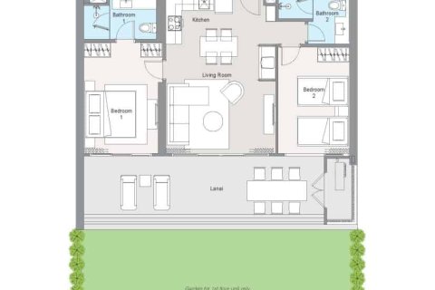 Condo in Bang Tao, Thailand, 2 bedrooms  № 166697 - photo 7