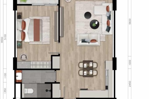 Condo à Bang Tao, Thaïlande, 2 chambres  № 166698 - photo 11