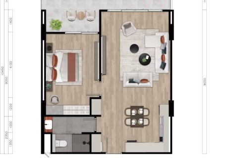 Condo à Bang Tao, Thaïlande, 2 chambres  № 166698 - photo 10