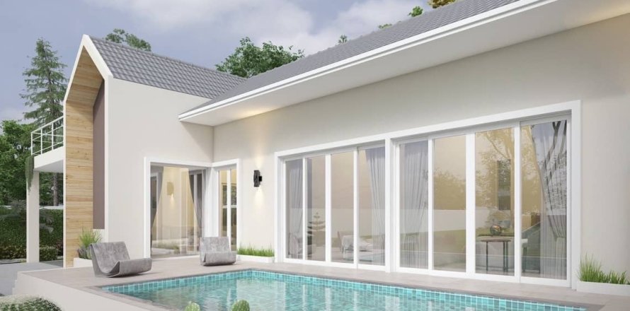 Вилла в Хуа Хине, Таиланд с 3 спальнями  № 166693