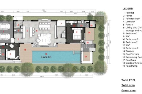 Villa à Bang Tao, Thaïlande 4 chambres № 166694 - photo 22