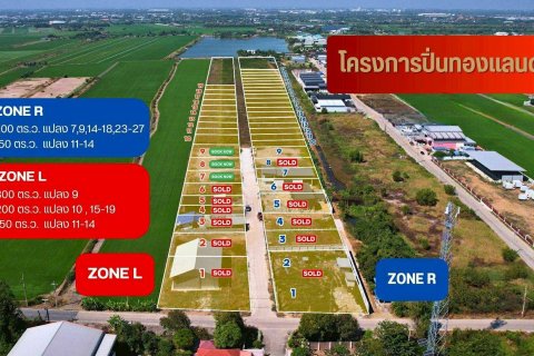 Land in Bang Bua Thong, Thailand 800 sq.m. № 164240 - photo 6