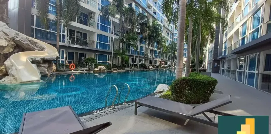 Estudio en el condominio en Pattaya, Tailandia № 210677