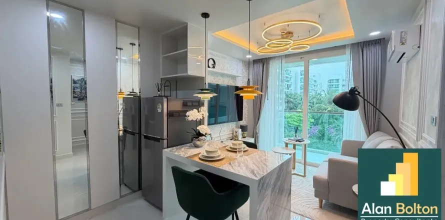 Condominio de 1 dormitorio en Jomtien Beach, Pattaya, Tailandia № 211056