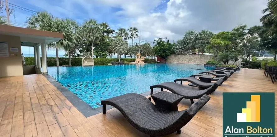 Condominio de 1 dormitorio en Jomtien Beach, Pattaya, Tailandia № 211054