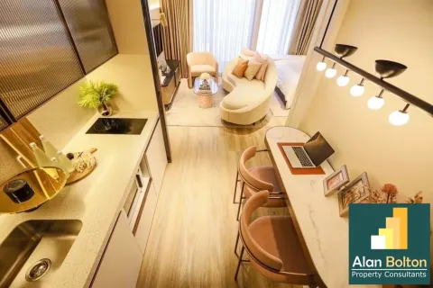 Studio dans le Condo sur Jomtien Beach, Pattaya, Thaïlande  № 211050