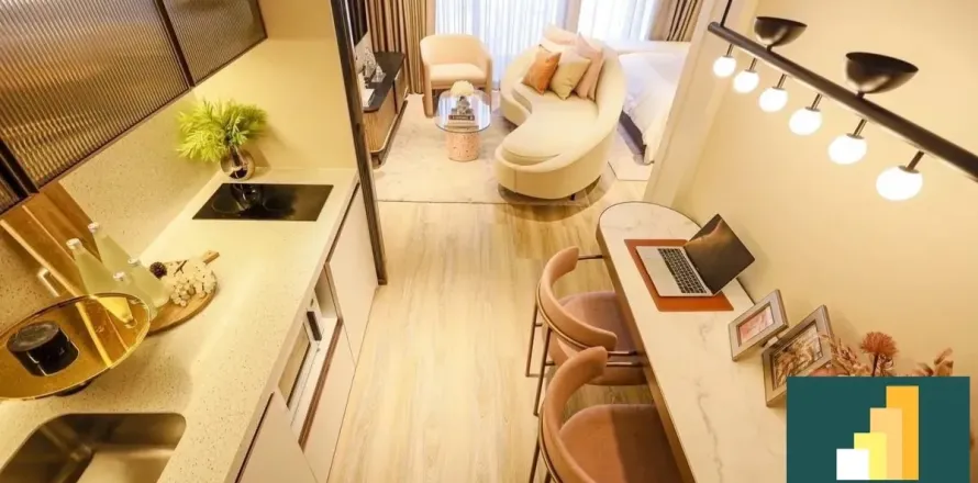Estudio en el condominio en Jomtien Beach, Pattaya, Tailandia № 211050