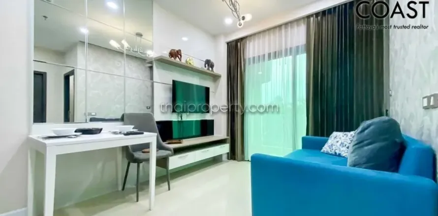 Condominio de 1 dormitorio en Jomtien Beach, Pattaya, Tailandia № 213232