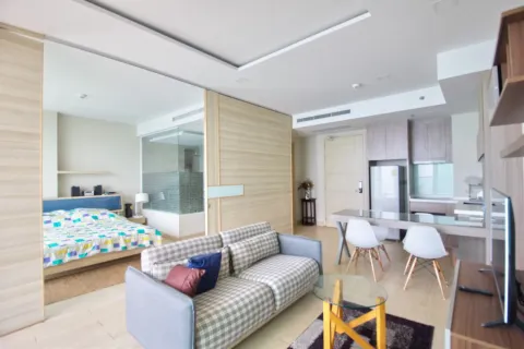 Studio dans le Condo à Pattaya, Thaïlande  № 163635 - photo 3