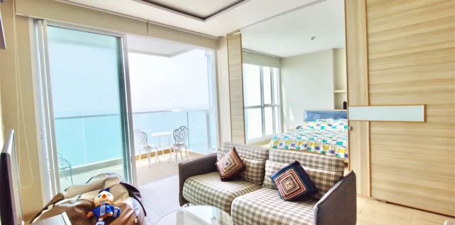 Studio dans le Condo à Pattaya, Thaïlande  № 163635