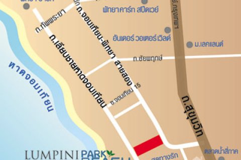 Condo sur Jomtien Beach, Pattaya, Thaïlande, 1 chambre № 204475