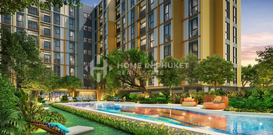 Condo à Wichit, Thaïlande, 1 chambre № 205911