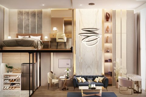 Studio à Bang Kapi, Bangkok, Thaïlande № 156714