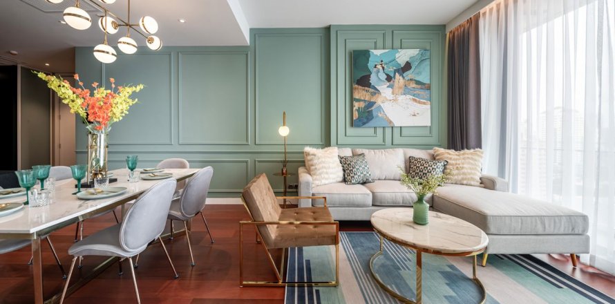 Condo à Bangkok, Thaïlande, 2 chambres  № 175559