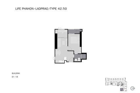 Condo à Bangkok, Thaïlande, 1 chambre  № 166499 - photo 10