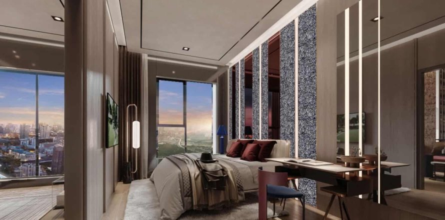 Condo à Bangkok, Thaïlande, 1 chambre  № 166500