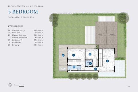 Вилла в Самуи, Таиланд с 5 спальнями  № 165211 - фото 12