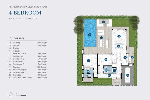 Villa à Ko Samui, Thaïlande 4 chambres № 165212 - photo 10