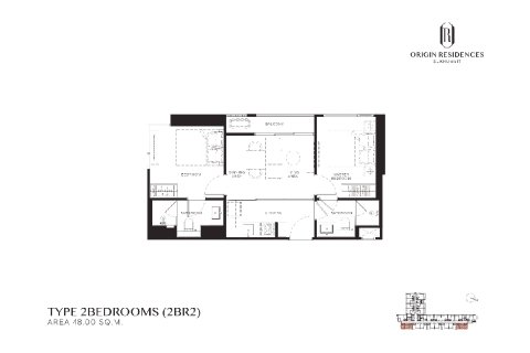 Condo in Bangkok, Thailand, 2 bedrooms  № 165214 - photo 12