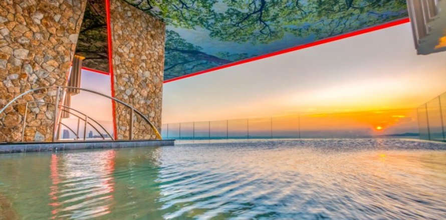 Кондоминиум с 1 спальней в Паттайе, Таиланд в The Riviera Ocean Drive № 163991