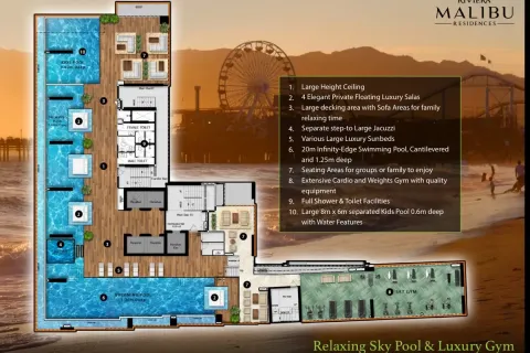 Condominio de 1 dormitorio en Pattaya, Tailandia № 211791 - foto 18
