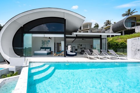 Вилла в Самуи, Таиланд с 3 спальнями  № 151449 - фото 16