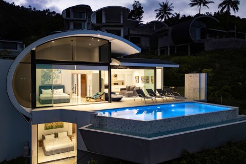 Вилла в Самуи, Таиланд с 3 спальнями  № 151449 - фото 15