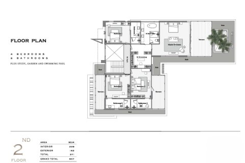 Вилла в Банг Тао, Таиланд с 4 спальнями  № 166254 - фото 27