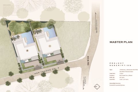 Вилла в Банг Тао, Таиланд с 4 спальнями  № 166254 - фото 28