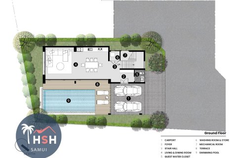 Villa in Ko Samui, Thailand 3 bedrooms № 180205 - photo 2