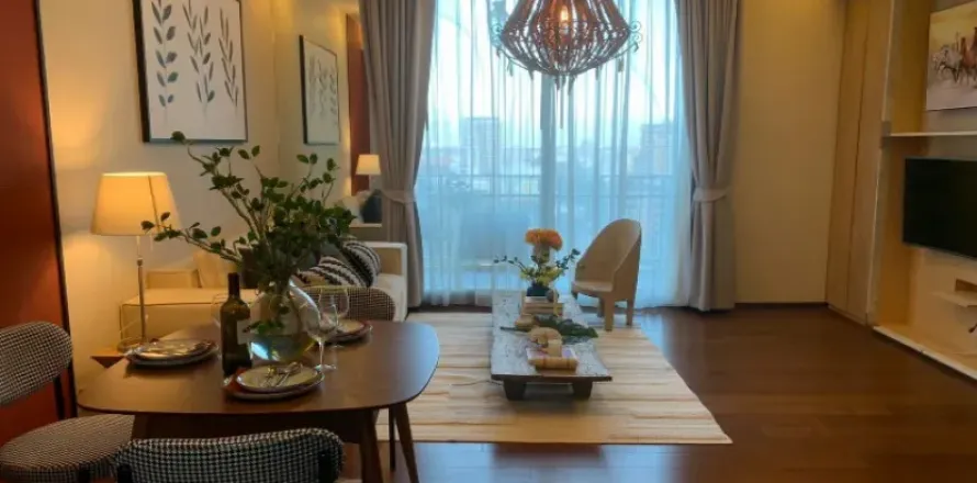 Кондоминиум с 2 спальнями в Ваттхане, Бангкок, Таиланд № 155123