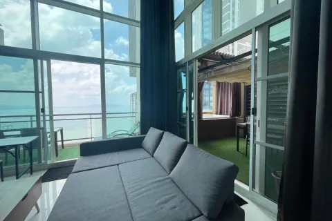 Condominio de 2 dormitorios en Jomtien Beach, Pattaya, Tailandia № 210757 - foto 16