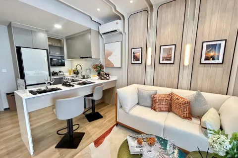 Condominio de 1 dormitorio en Jomtien Beach, Pattaya, Tailandia № 211960 - foto 10