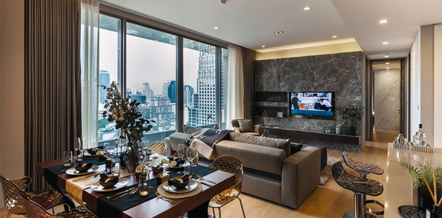 Condo à Bangkok, Thaïlande, 2 chambres  № 181054