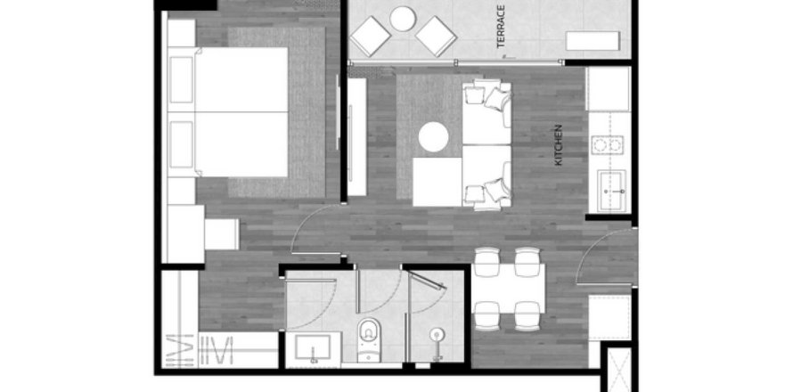 ЖК VIP Tropika Phase 1 в Пхукете, Таиланд № 162358 - фото 1