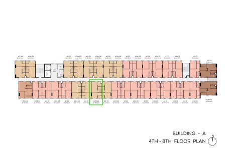 Eigentumswohnung in Bangkok, Thailand, 1 Schlafzimmer № 222546 - Foto 11