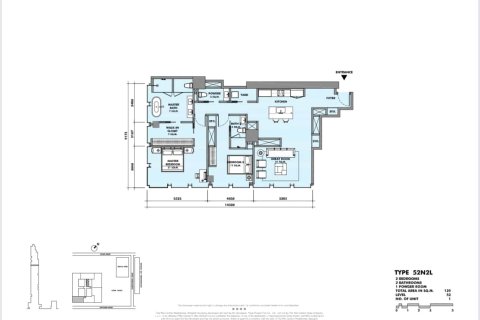 Condo in Bangkok, Thailand, 2 bedrooms  № 166783