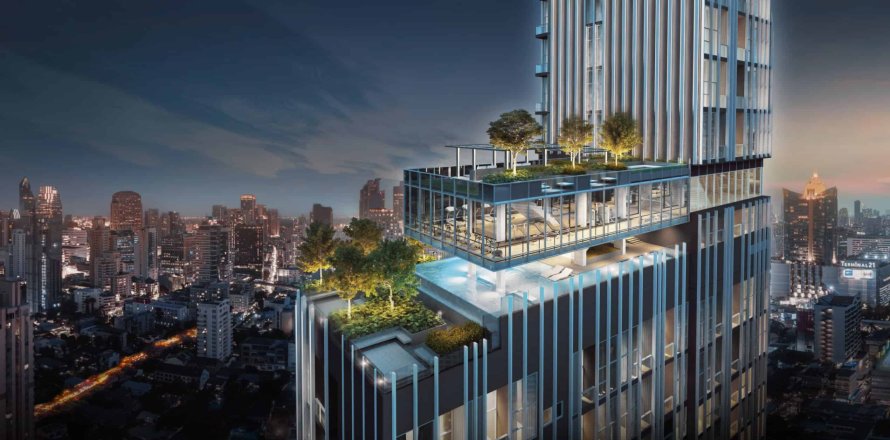 Condo in Bangkok, Thailand, 2 bedrooms  № 166781