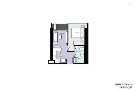 Condo à Bangkok, Thaïlande, 1 chambre  № 166782 - photo 13