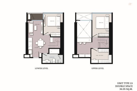 Condo à Bangkok, Thaïlande, 3 chambres  № 166779 - photo 7