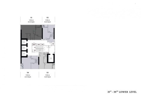 Condo à Bangkok, Thaïlande, 3 chambres  № 166779 - photo 8