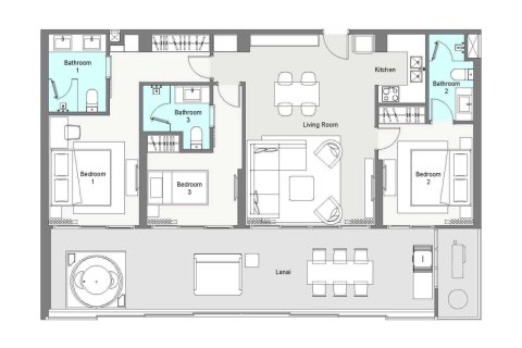 Condo in Bang Tao, Thailand, 3 bedrooms  № 166784 - photo 12